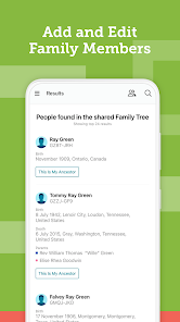 FamilySearch Tree screenshot